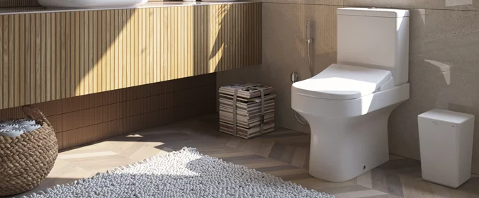 foto de um banheiro que evidencia o vaso sanitário